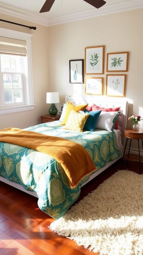 vibrant decorative highlights added
