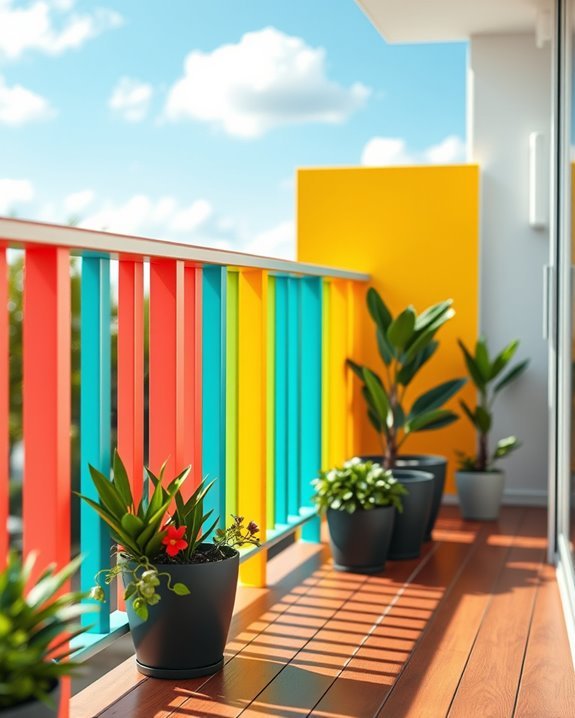 vibrant durable balcony balustrades