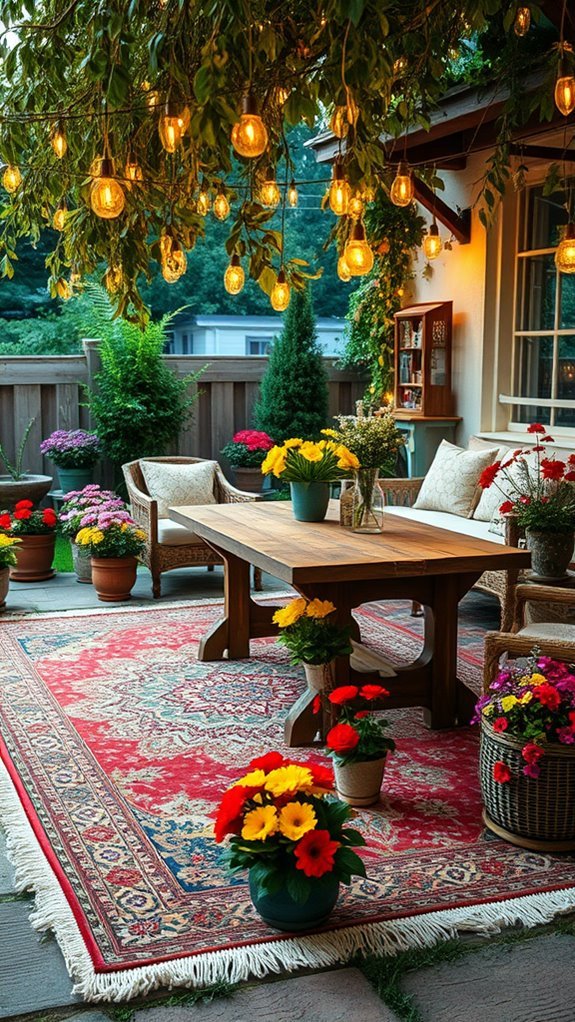 vibrant durable outdoor rugs