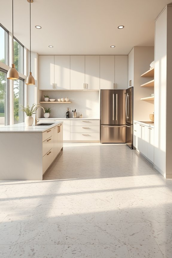 vibrant durable terrazzo flooring