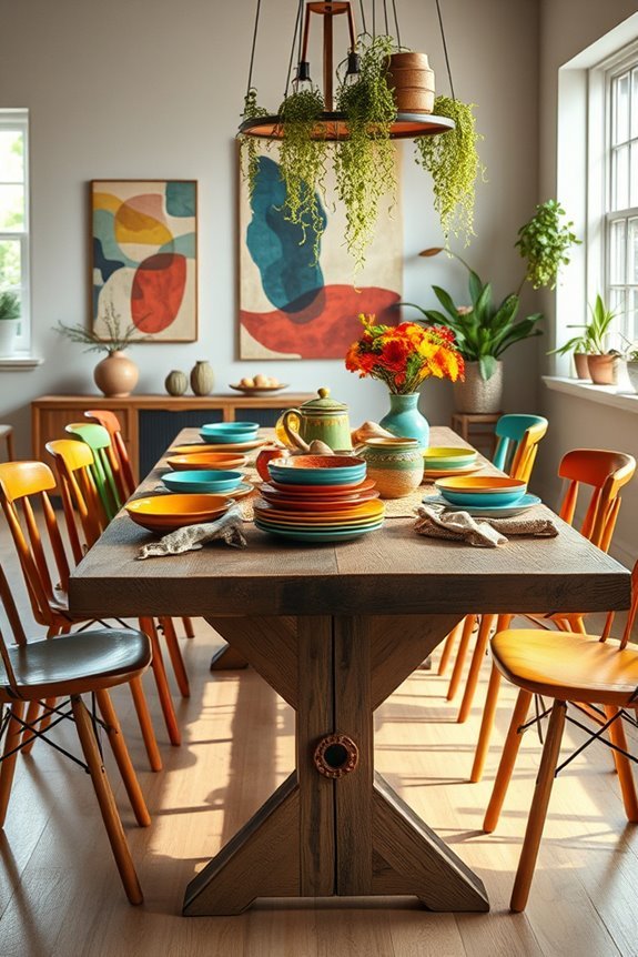 vibrant eclectic dining experience