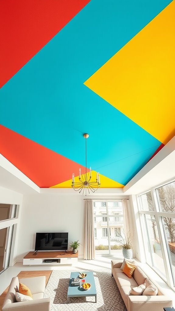 vibrant geometric color patterns