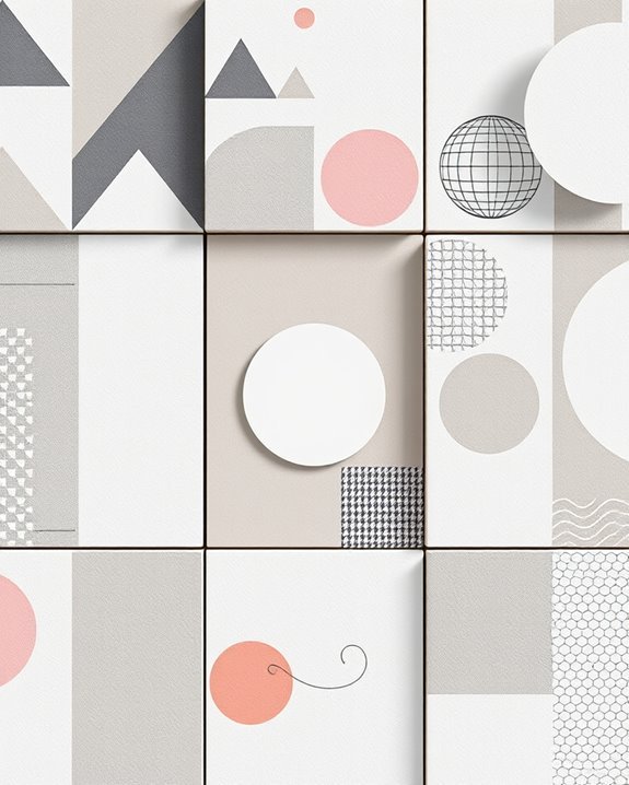 vibrant geometric patterns enhance