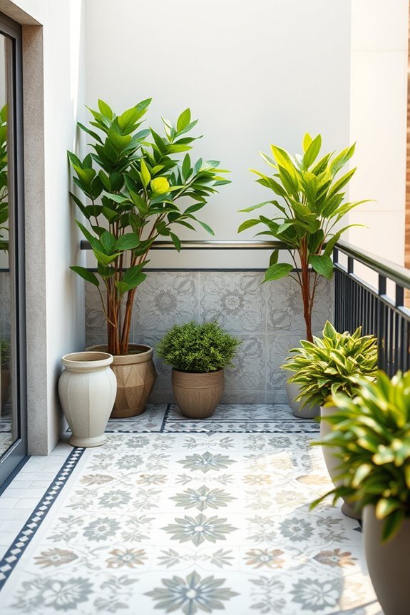vibrant geometric tile designs