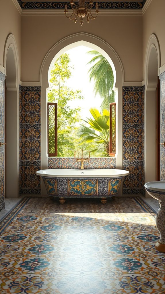 vibrant geometric tile patterns