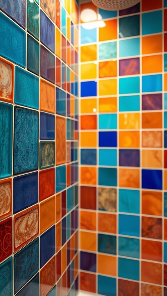 vibrant grout enhances aesthetics