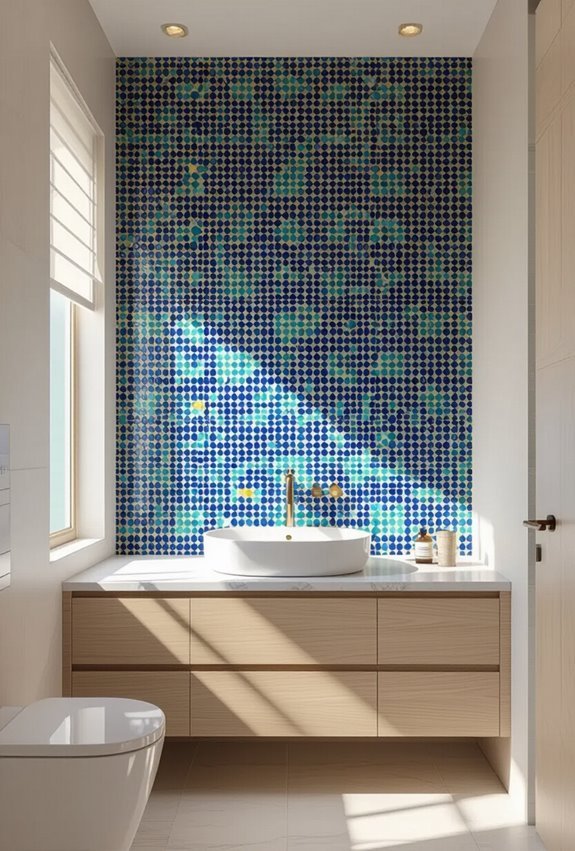 vibrant handmade zellige mosaic