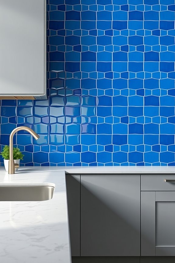 vibrant interactive kitchen space