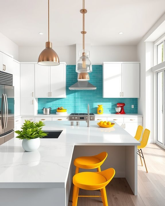 vibrant kitchen decor ideas