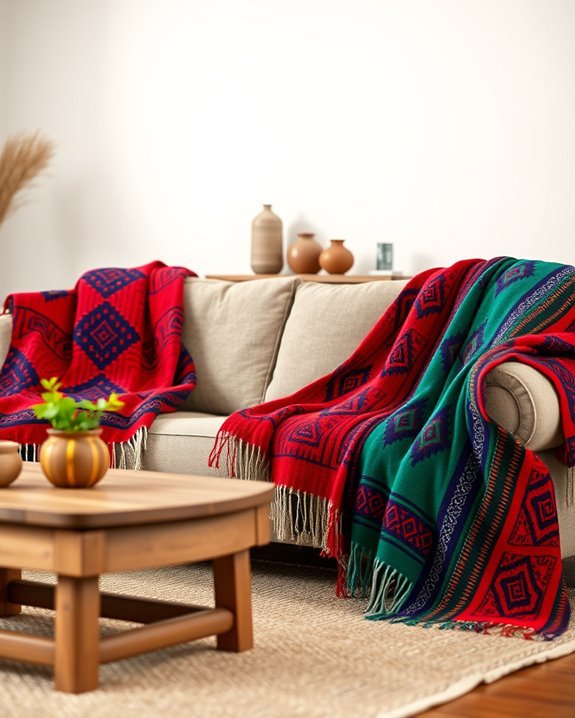 vibrant maasai cultural blankets