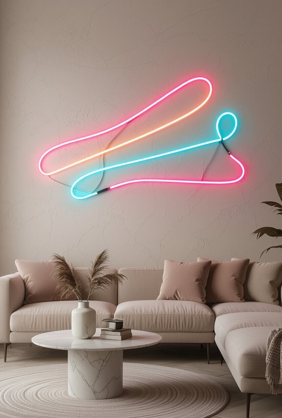 vibrant modern retro contrast