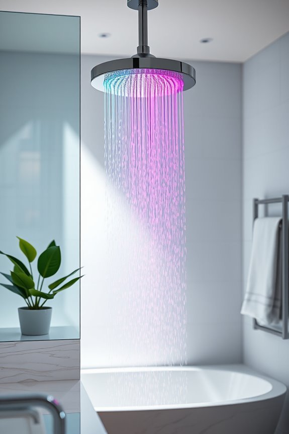 vibrant mood enhancing shower experience