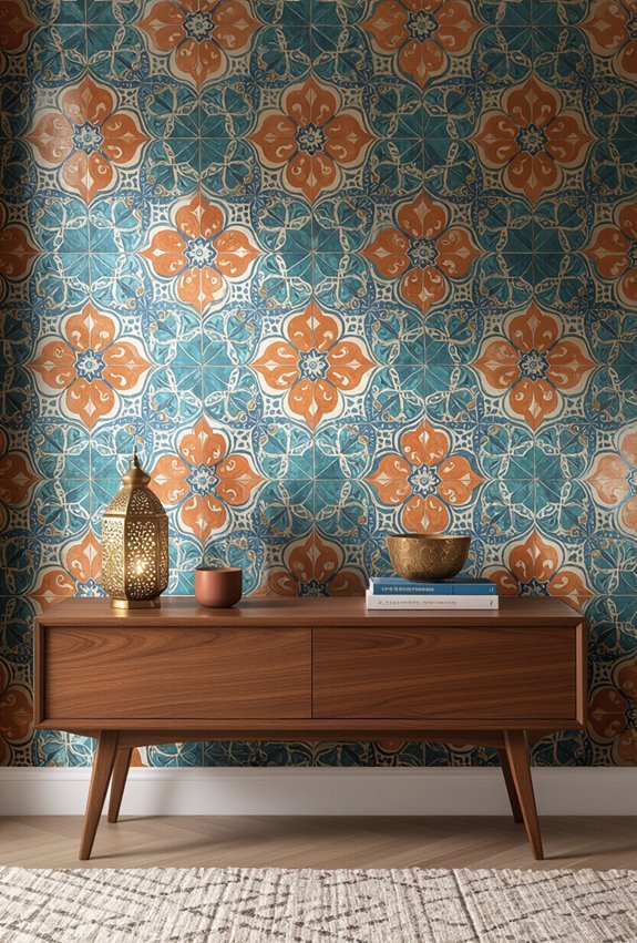 vibrant moroccan zellige tile patterns