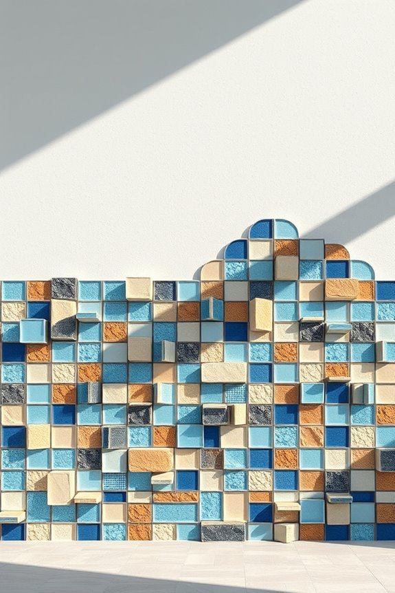 vibrant mosaic tile art