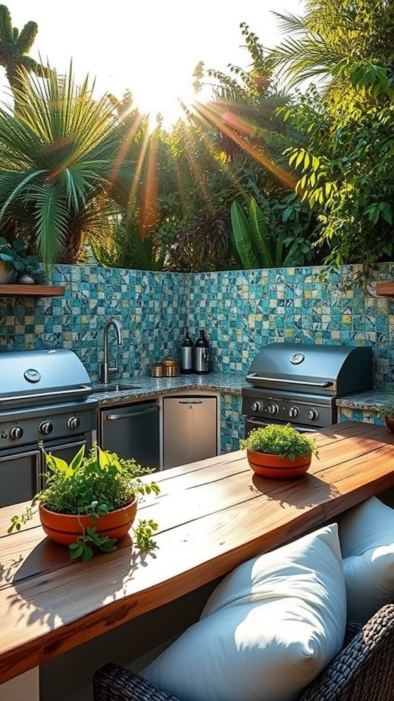 vibrant mosaic tile designs