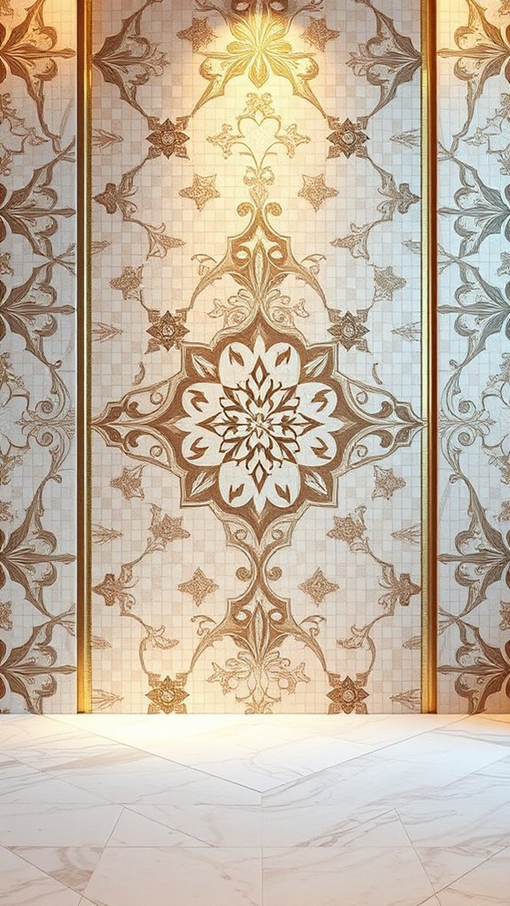 vibrant mosaic wall designs
