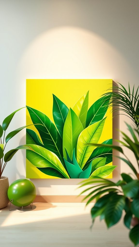 vibrant nature inspired art