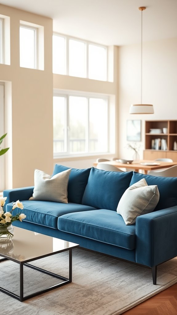 vibrant open concept living