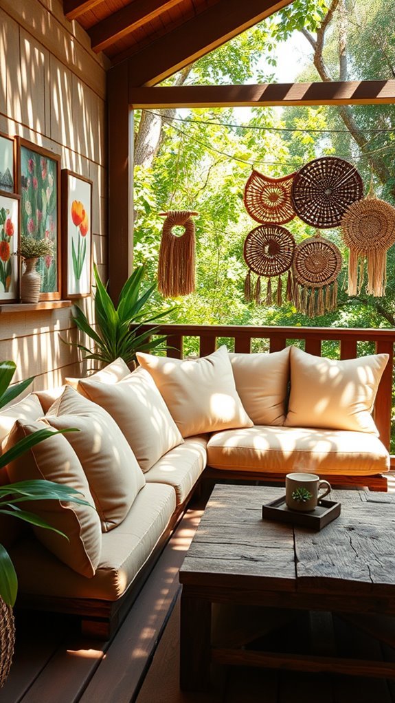 vibrant outdoor art gallery