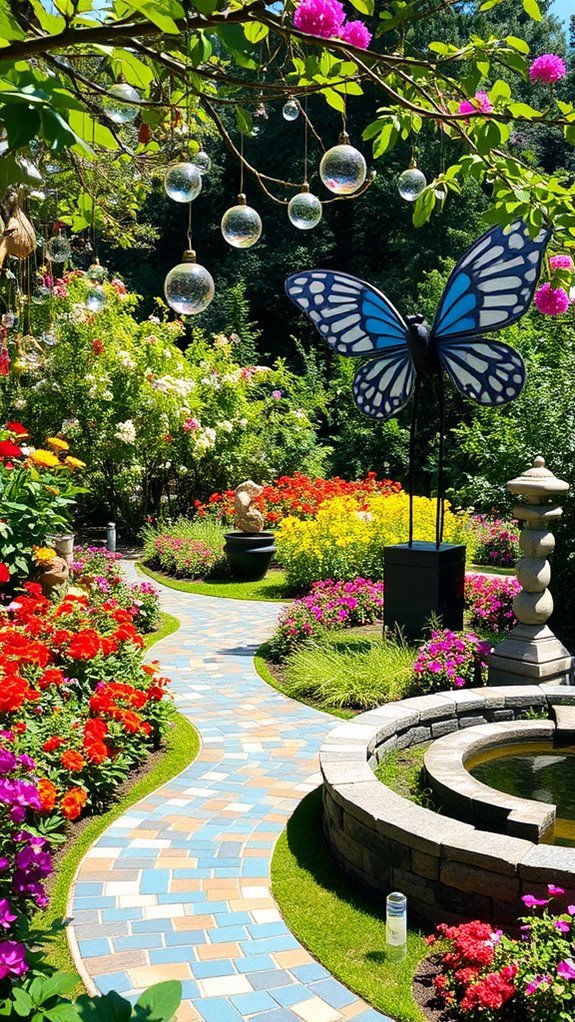 vibrant outdoor art installations