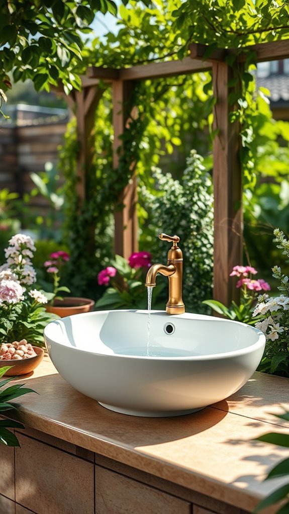 vibrant outdoor basin designs