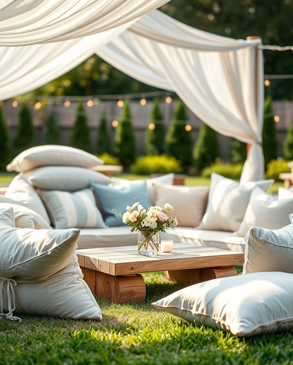 vibrant outdoor cushion decor