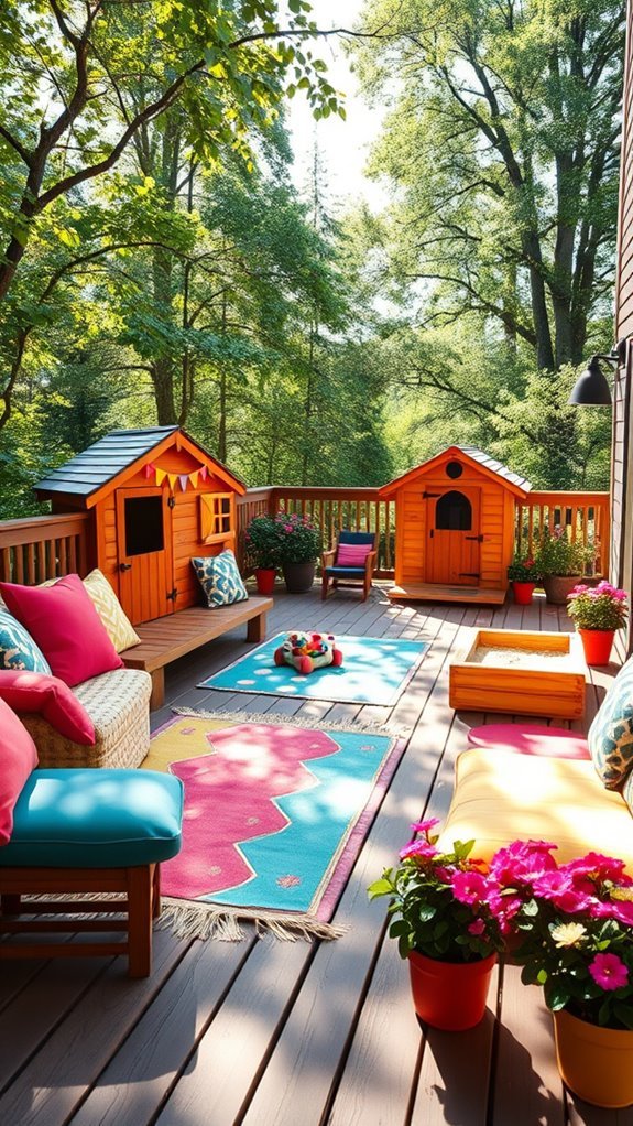 vibrant outdoor play zone
