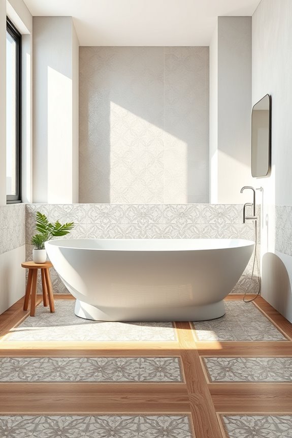 vibrant patterned cement tiles