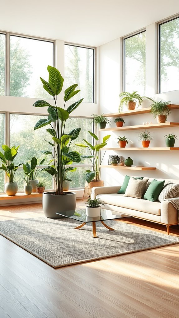 vibrant plant focal points
