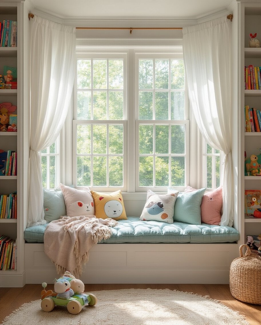 vibrant playful kids corner