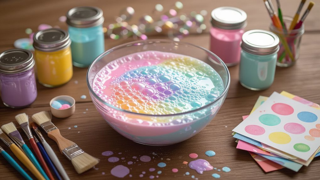 vibrant safe bubble paint