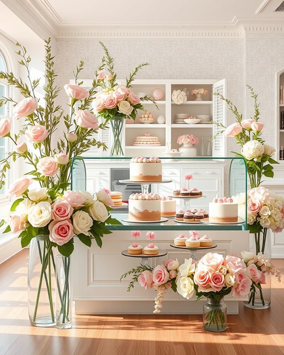 vibrant seasonal floral displays