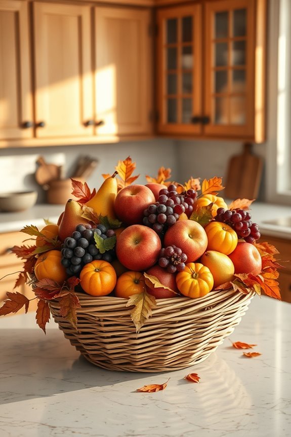 vibrant seasonal fruit displays