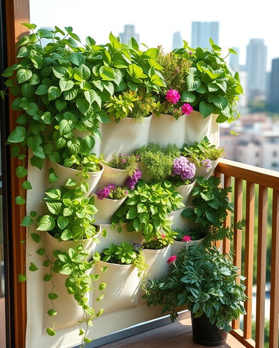 vibrant space saving vertical gardens
