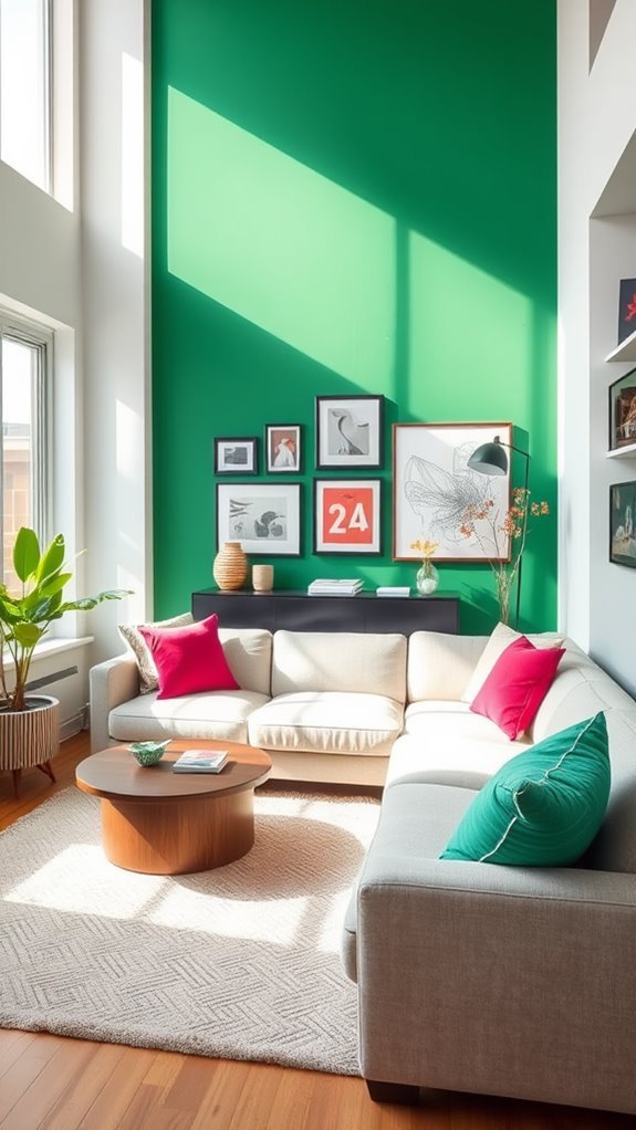 vibrant striking wall designs