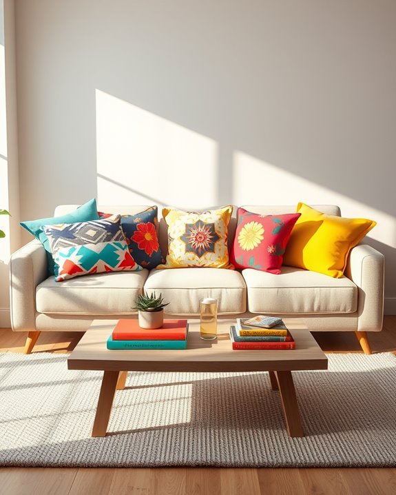 vibrant textured playful accents