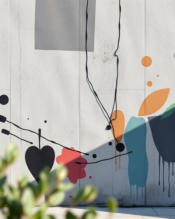 vibrant urban creativity displayed