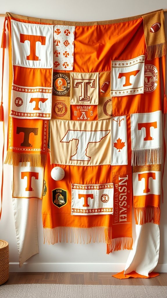 vibrant ut patchwork wall hangings