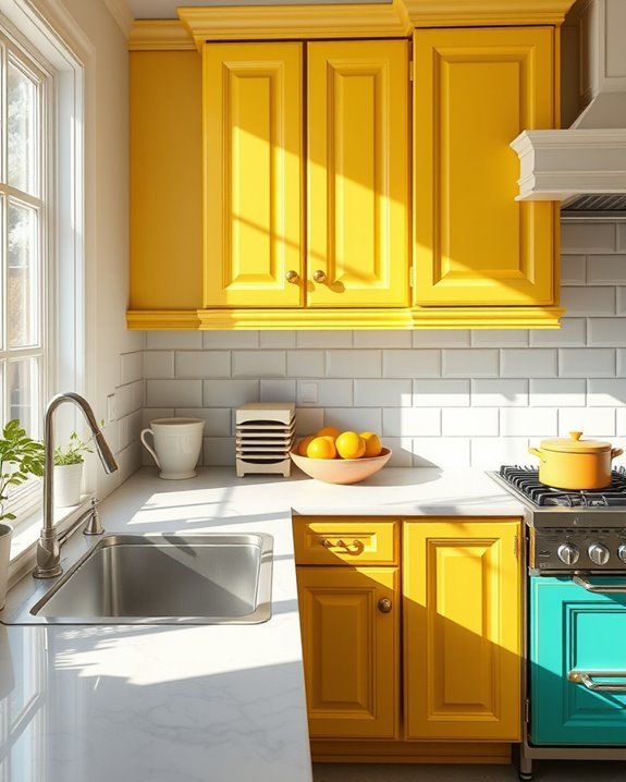 vibrant vintage cabinet restoration