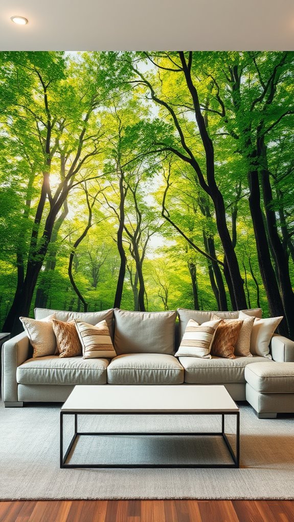 vibrant wall art design