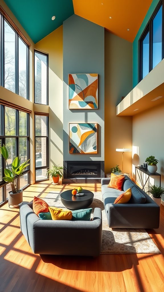 vibrant wall design ideas