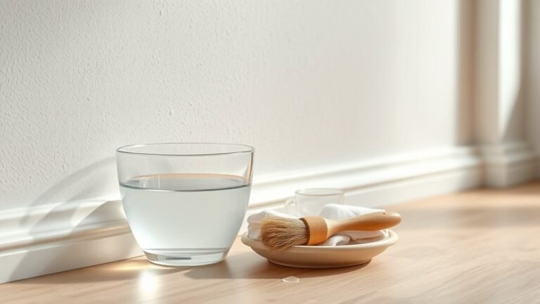 vinegar safely cleans walls