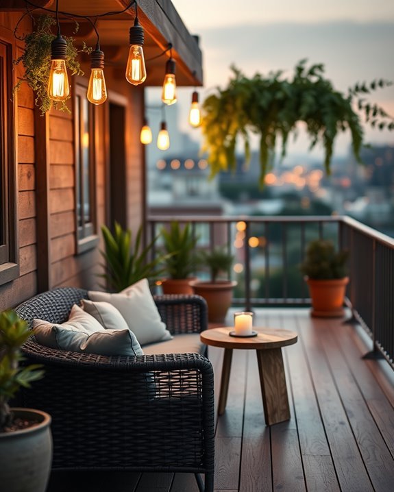 vintage balcony lighting options