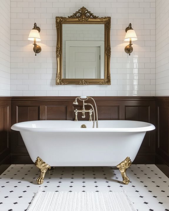 vintage bathroom charm elements