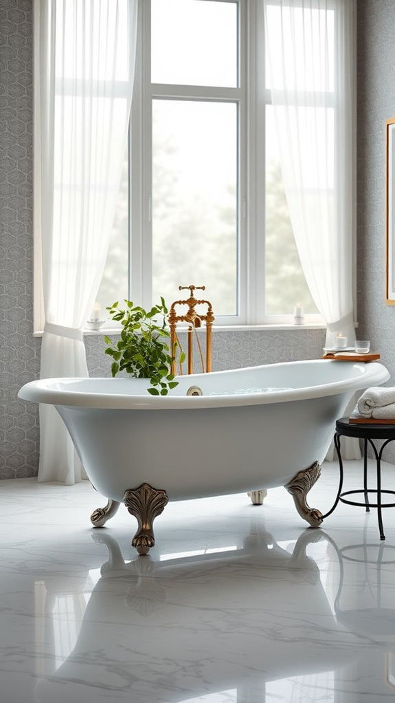 vintage bathtubs with elegance