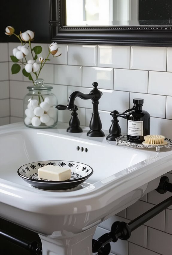 vintage black and white charm