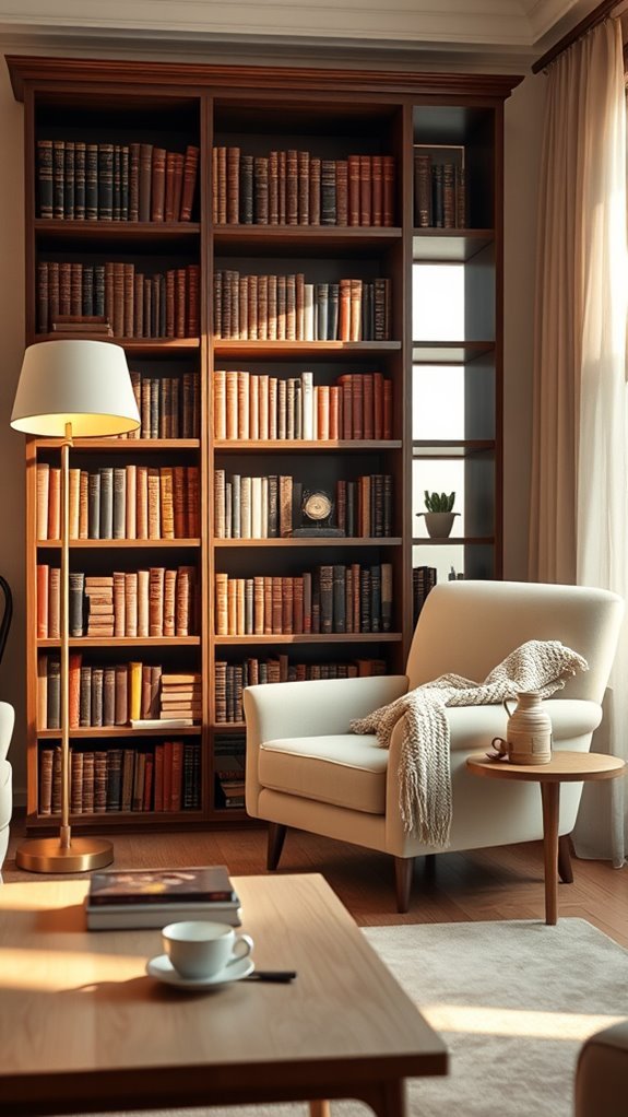 vintage bookshelves for charm