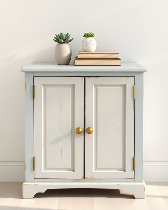 vintage cabinet distressing techniques