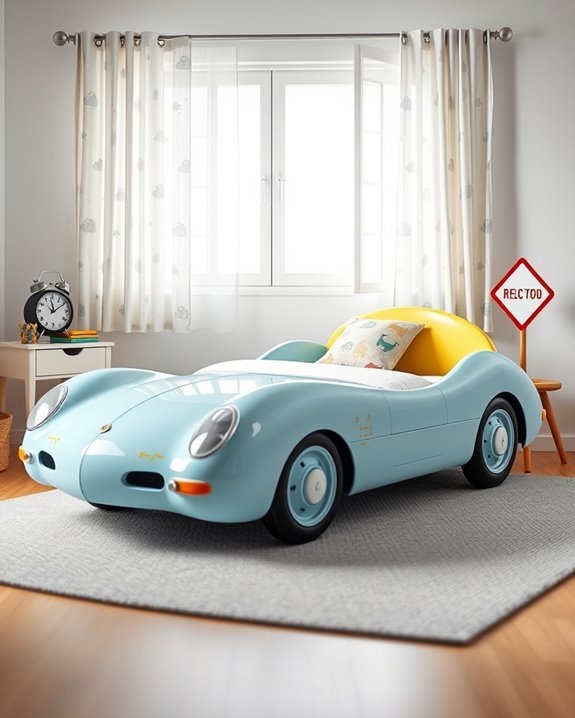 vintage car bed adventure
