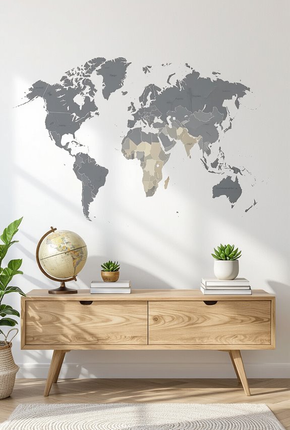 vintage cartography travel map